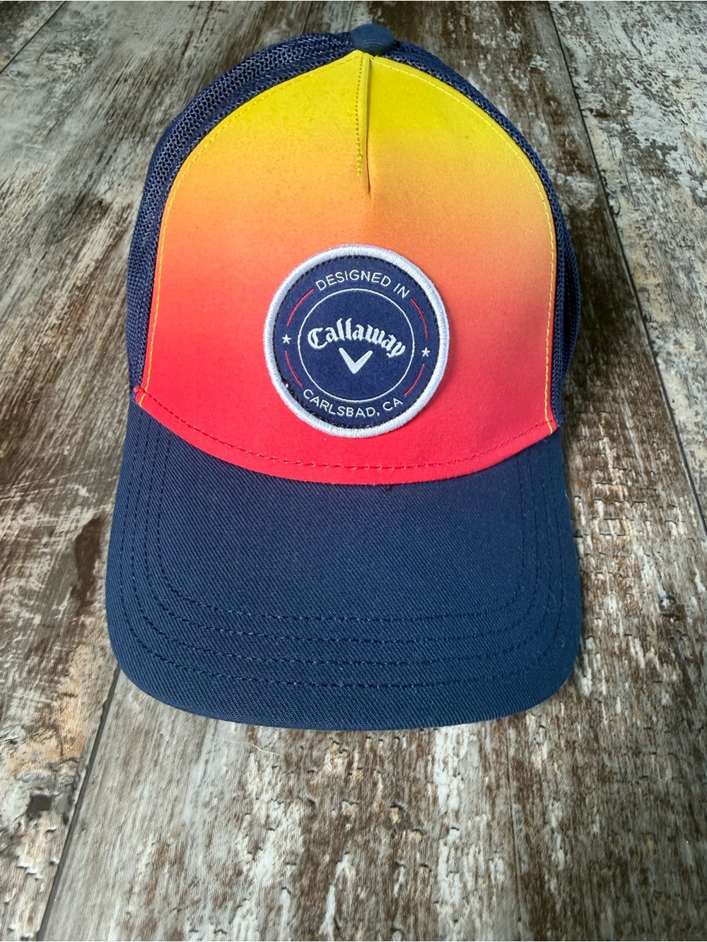 2 for $20 sale: NWOT Callaway Carlsbad Golf Hat - gradient neon sunset